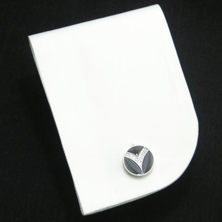 Vマークのカフス(カフリンクス/カフスボタン)