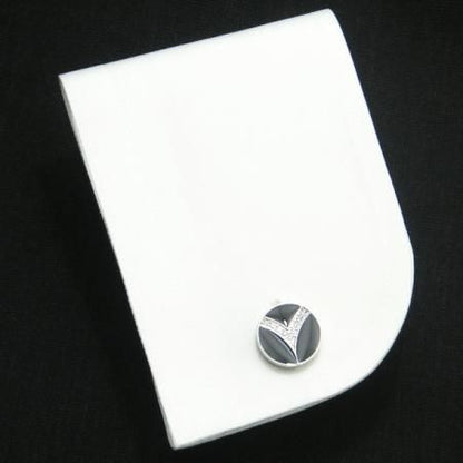 Vマークのカフス(カフリンクス/カフスボタン)