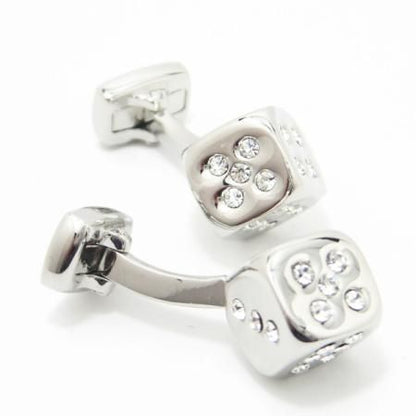 きらきらダイスのカフス(カフリンクス/カフスボタン)