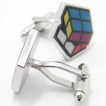 ルービックキューブのカフス(カフリンクス/カフスボタン)