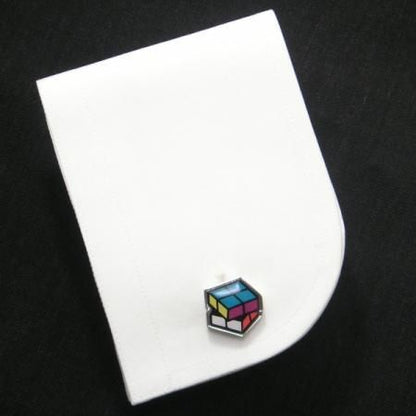 ルービックキューブのカフス(カフリンクス/カフスボタン)