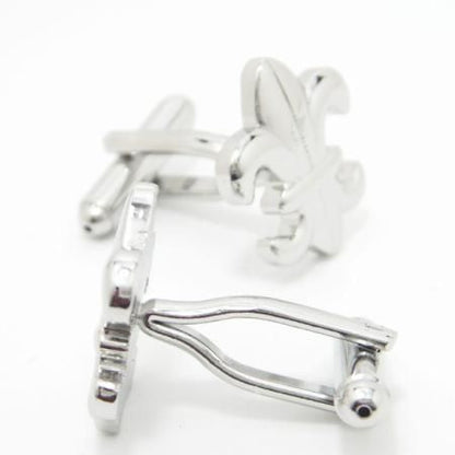 全2色・ユリのカフス(カフリンクス/カフスボタン)