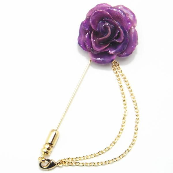 全16種・ラペルピン・本物のバラ使用・リアル・ローズ・ラペルピン