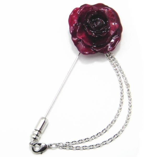 全16種・ラペルピン・本物のバラ使用・リアル・ローズ・ラペルピン