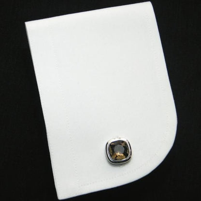 全10色・ブリリアントカット・スワロフスキーのカフス(カフリンクス/カフスボタン)