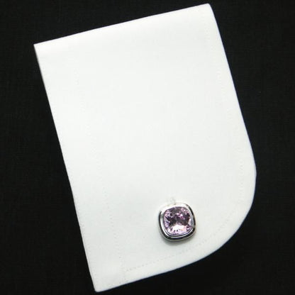 全10色・ブリリアントカット・スワロフスキーのカフス(カフリンクス/カフスボタン)