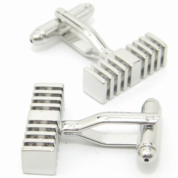 スクェアのレイヤードカフス(カフリンクス/カフスボタン)