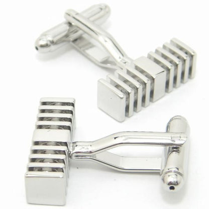 スクェアのレイヤードカフス(カフリンクス/カフスボタン)