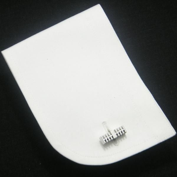 スクェアのレイヤードカフス(カフリンクス/カフスボタン)