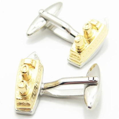 ロマンをのせた豪華客船カフス(カフリンクス/カフスボタン)
