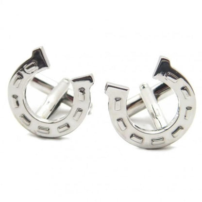 ラッキーモチーフな馬蹄・ホースシューのカフス(カフリンクス/カフスボタン)