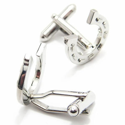 ラッキーモチーフな馬蹄・ホースシューのカフス(カフリンクス/カフスボタン)