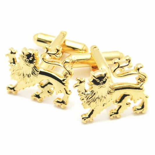 カムカムHappyなゴールドライオンのカフス(カフリンクス/カフスボタン)