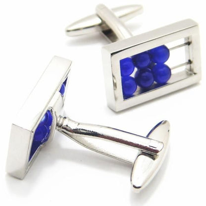 全2色・Abacusキャッツアイのそろばんカフス(カフリンクス/カフスボタン)