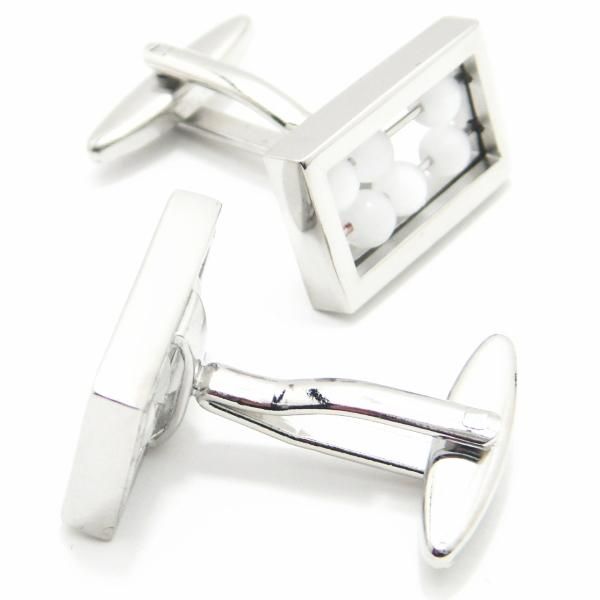 全2色・Abacusキャッツアイのそろばんカフス(カフリンクス/カフスボタン)