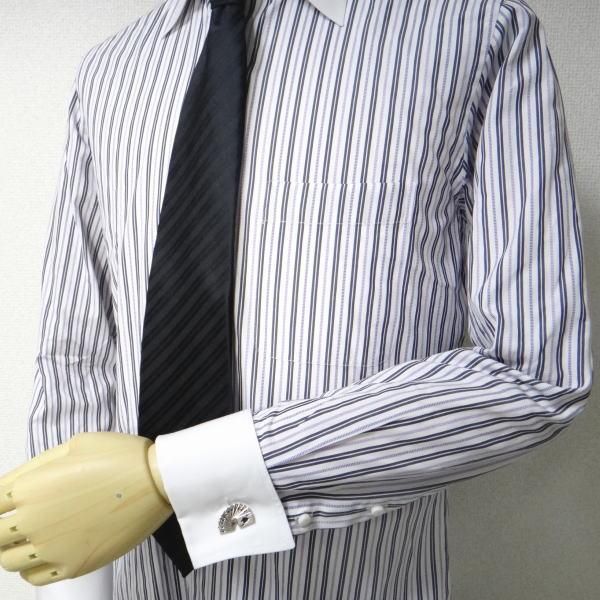 全2色・Let'sPlayいっぱい並んだトランプのカフス(カフリンクス/カフスボタン)