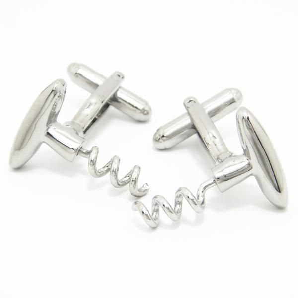 ワイン好きさんにワインオープナーのカフス(カフリンクス/カフスボタン)