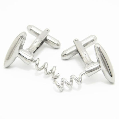 ワイン好きさんにワインオープナーのカフス(カフリンクス/カフスボタン)