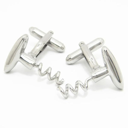 ワイン好きさんにワインオープナーのカフス(カフリンクス/カフスボタン)