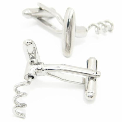 ワイン好きさんにワインオープナーのカフス(カフリンクス/カフスボタン)