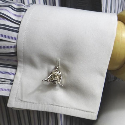 全2色・星座カフス☆乙女座8/23～9/22生まれさんにVirgoカフス(カフリンクス/カフスボタン)