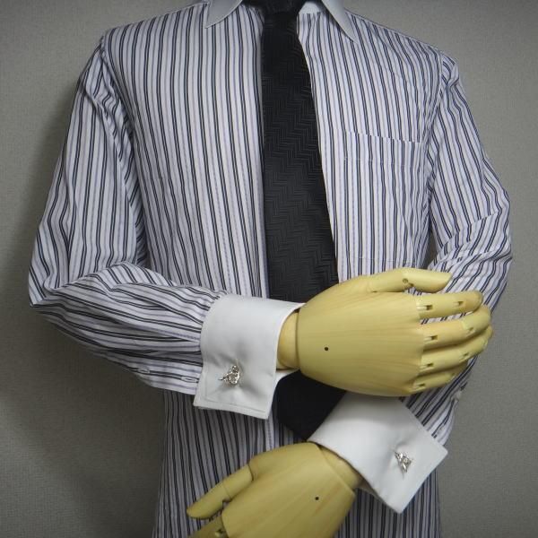 全2色・星座カフス☆乙女座8/23～9/22生まれさんにVirgoカフス(カフリンクス/カフスボタン)