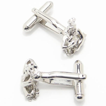 全2色・星座カフス☆水瓶座1/20～2/19生まれさんにAquariusのカフス(カフリンクス/カフスボタン)