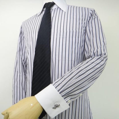 たまには骨休みしてねLazyな寝そべりガイコツのカフス(カフリンクス/カフスボタン)