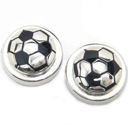 ボタンカバー◆サッカーボールのボタンカバー