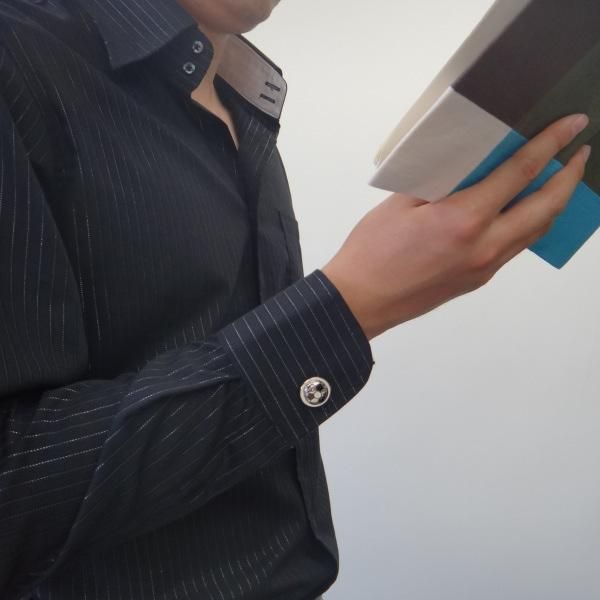 ボタンカバー◆サッカーボールのボタンカバー