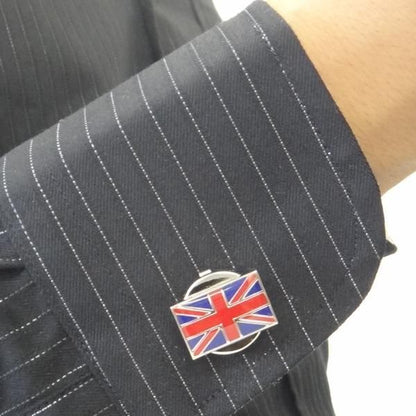 ボタンカバー◆ユニオンジャックのボタンカバー