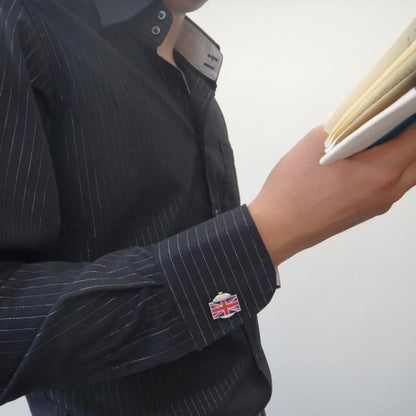 ボタンカバー◆ユニオンジャックのボタンカバー