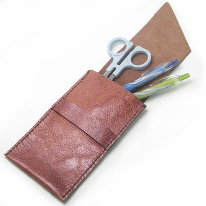 全3色・ペンケース◆本革ケース・小物入れ