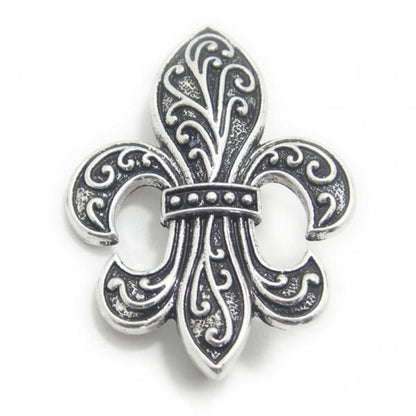 ラペルピン・アンティーク風フルール・ド・リス・ブローチ(ラペルブローチ)