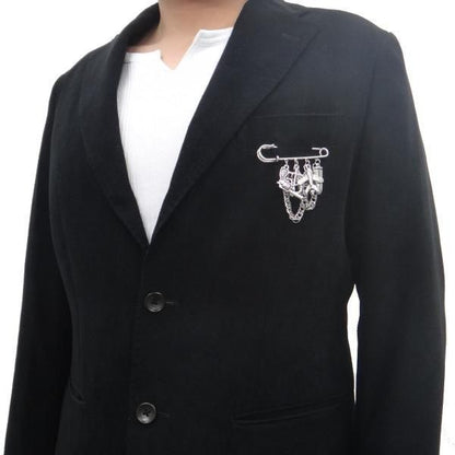 ラペルピン・ライフル・イカリ・弾丸・飛行機の安全ピンブローチ(ラペルブローチ)