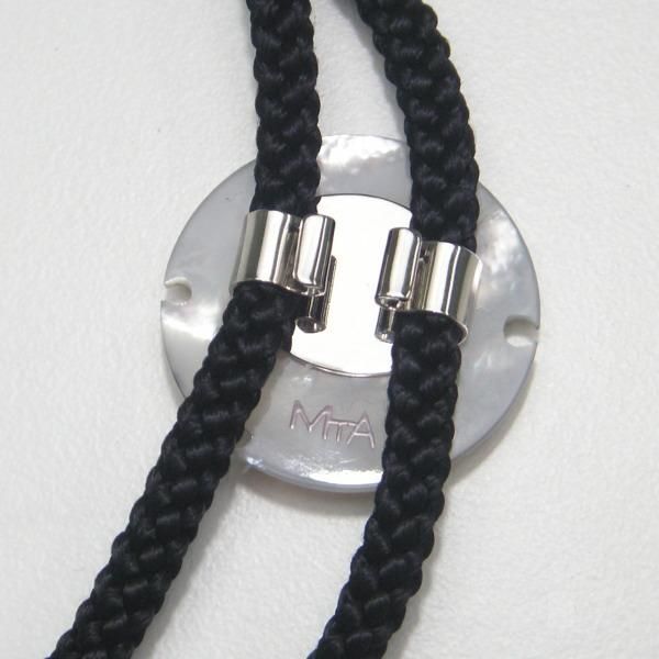 【受注生産品】Filo・白蝶貝のループタイ(ポーラー・タイ)