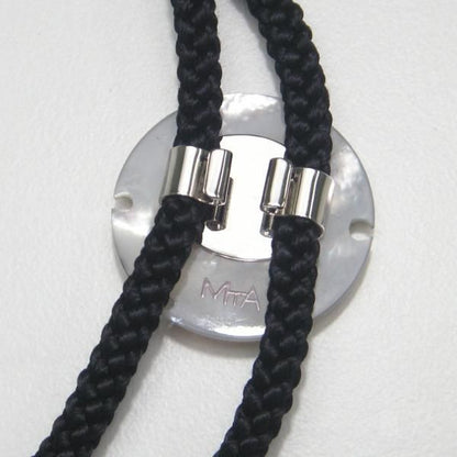 【受注生産品】Filo・白蝶貝のループタイ(ポーラー・タイ)