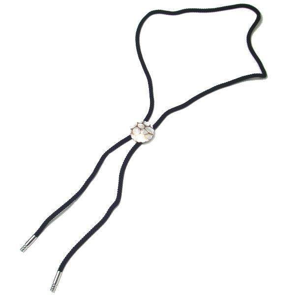 【受注生産品】Filo・白蝶貝のループタイ(ポーラー・タイ)