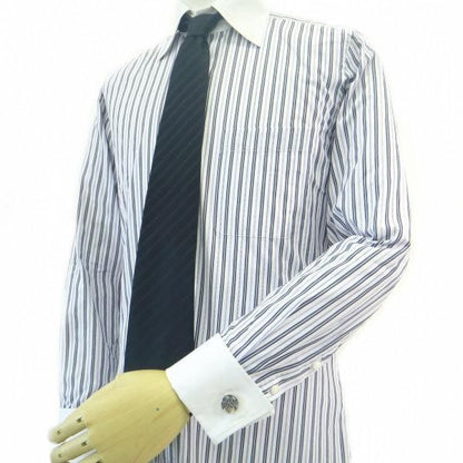 ブルー×ゴールド雲模様のカフス（カフリンクス/カフスボタン）