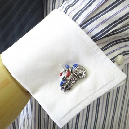 【JanLeslie】アメリカンカラーイージー☆ライダーのカフス(カフリンクス/カフスボタン)