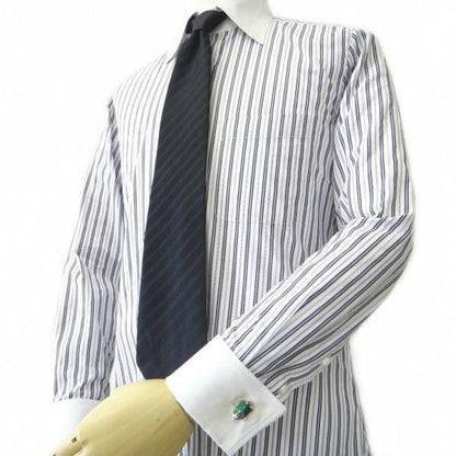 【JanLeslie】ヴィヴィッドグリーンが輝く熱帯魚のカフス(カフリンクス/カフスボタン)