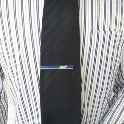 全3色・エナメルと一粒ストーンのタイピン(ネクタイピン)