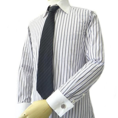 全2色・ラウンド×スクウェアのミックスカフス(カフリンクス/カフスボタン)