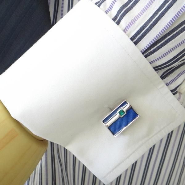 全2色・Pyxisスクゥエアデザインのカフス(カフリンクス/カフスボタン)