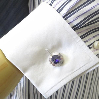 全2色・conicストーンのカフス(カフリンクス/カフスボタン)