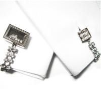 ラインストーンのカフスチャーム（カフスチェーン）