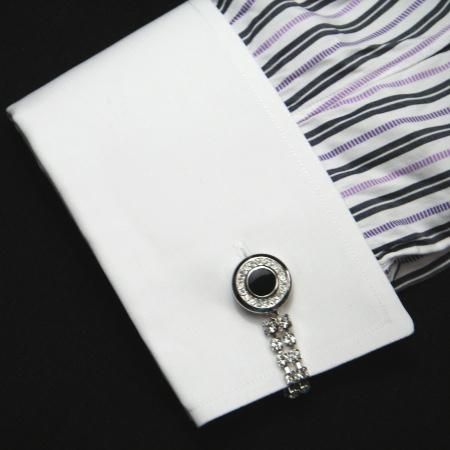 ラインストーンのカフスチャーム（カフスチェーン）