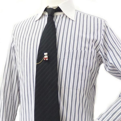 おとぼけお相撲パンダのタイタック(ピンブローチ)