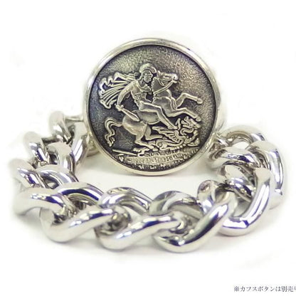 シルバー喜平のカフスチャーム(カフスチェーン)