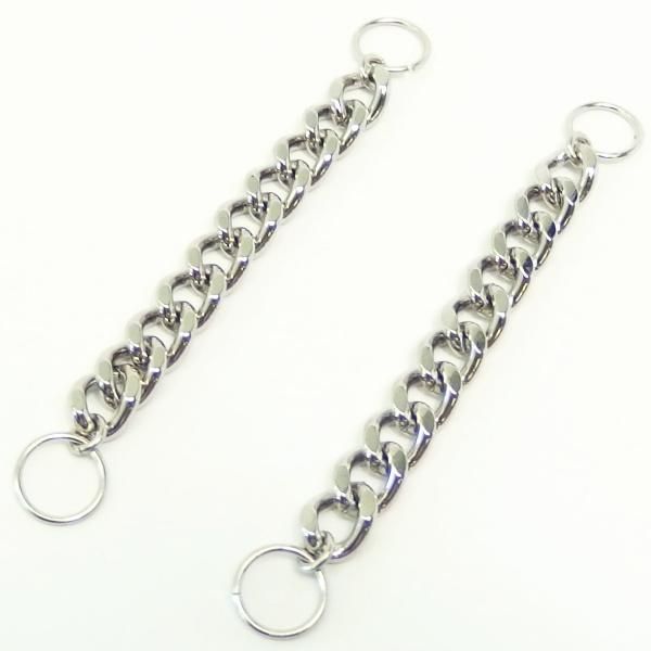 シルバー喜平のカフスチャーム(カフスチェーン)